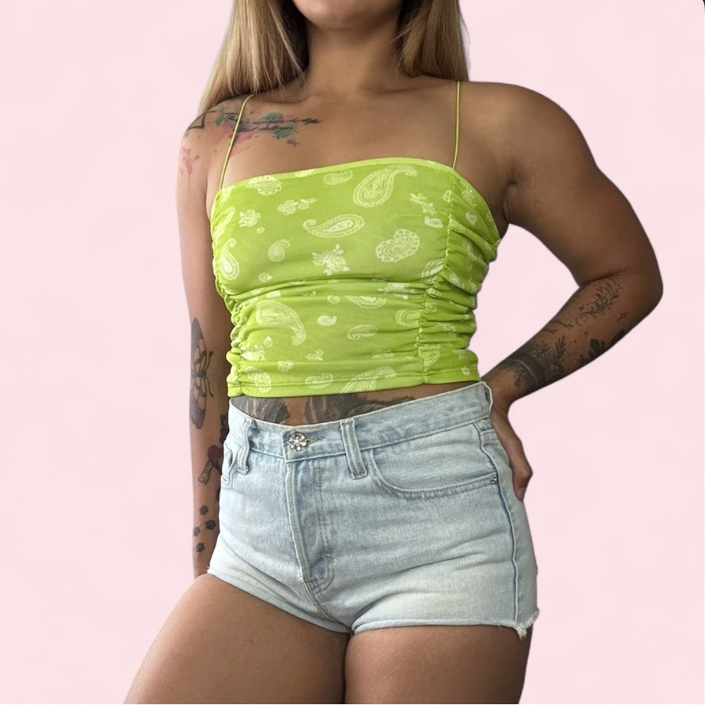 Paisley Spaghetti Strap Top